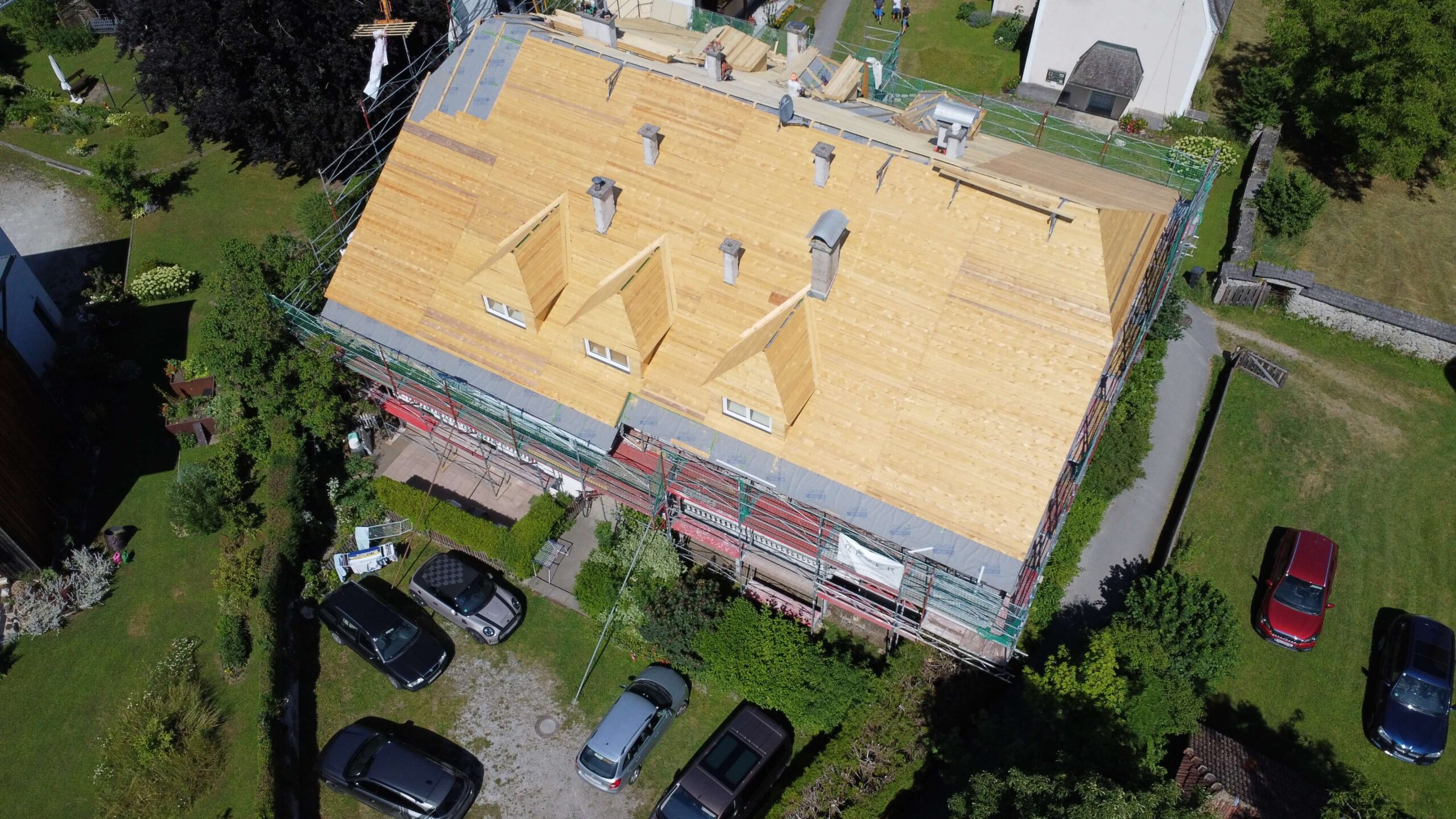 Dachsanierung eines Bestandsgebäudes in Salzburg